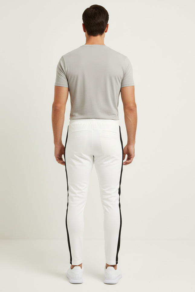 Pantalon Bicolore Noir Et Blanc - Molleton - vue 2