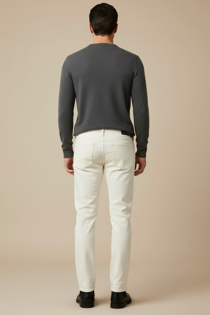 Pantalon Blanc 2b94 - Jean - vue 2