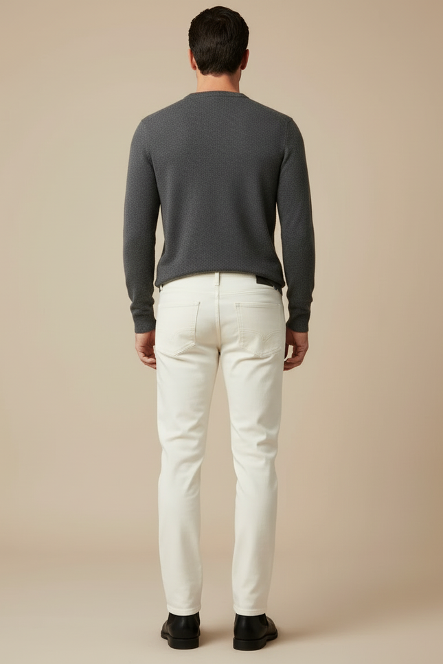 Pantalon Blanc 2b94 - Jean - vue 2