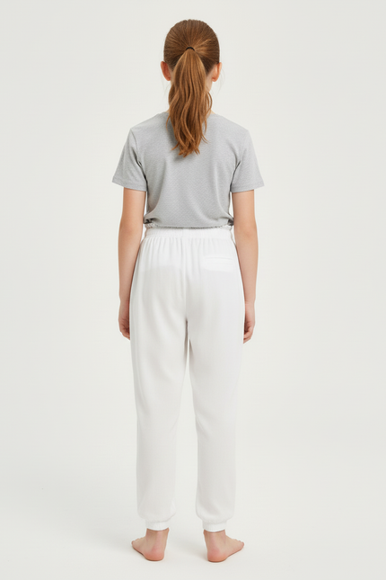 Pantalon Plage Blanc - Viscose - vue 2