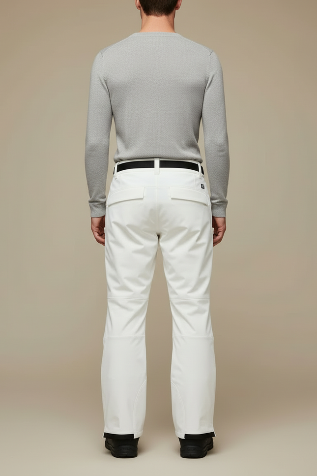Pantalon De Ski Homme Blanc - Polyester - vue 2