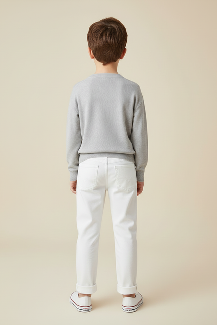 Pantalon Blanc C05b - Jean - vue 2