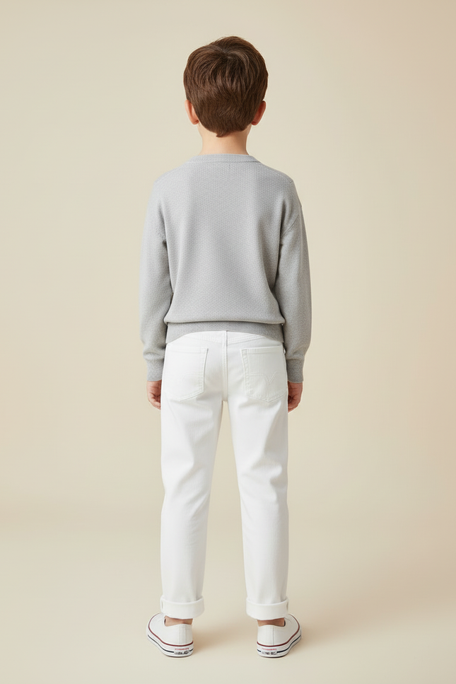 Pantalon Blanc C05b - Jean - vue 2