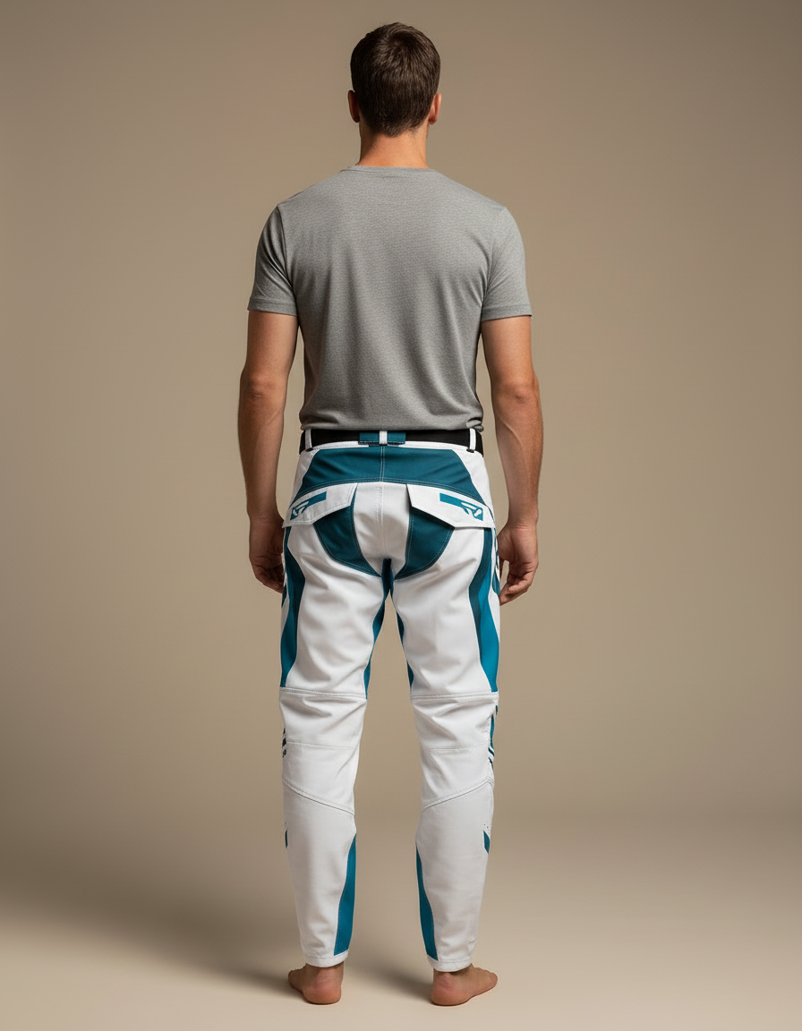 Pantalon Blanc E24b - Polyester - vue 2
