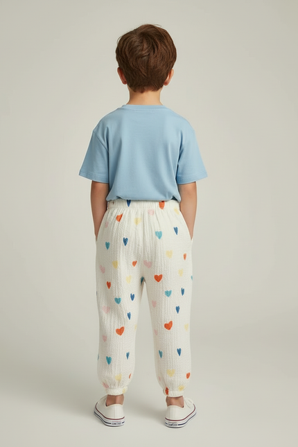 Pantalon Blanc Fin - Coton - vue 2