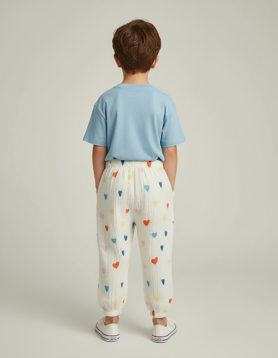Pantalon Blanc Fin - Coton - vue 2