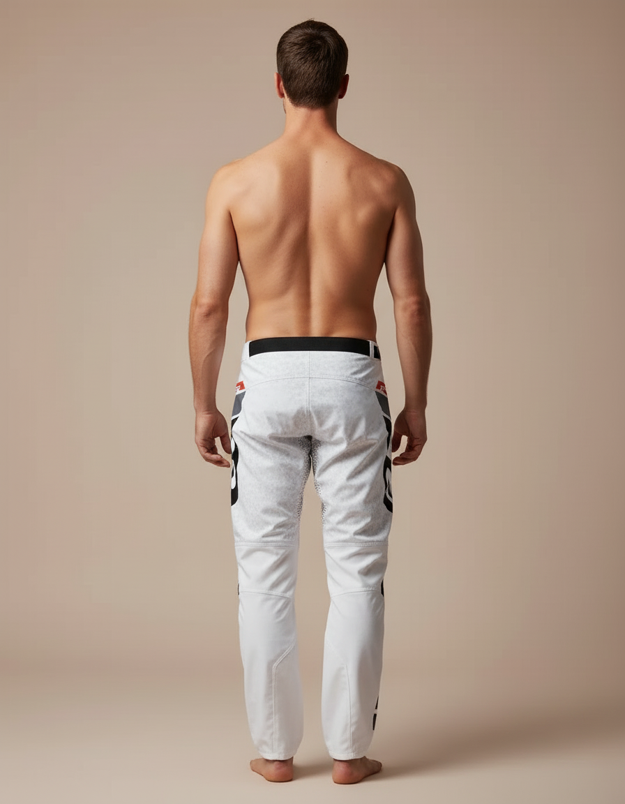 Pantalon Bmx Blanc - Polyester - vue 2