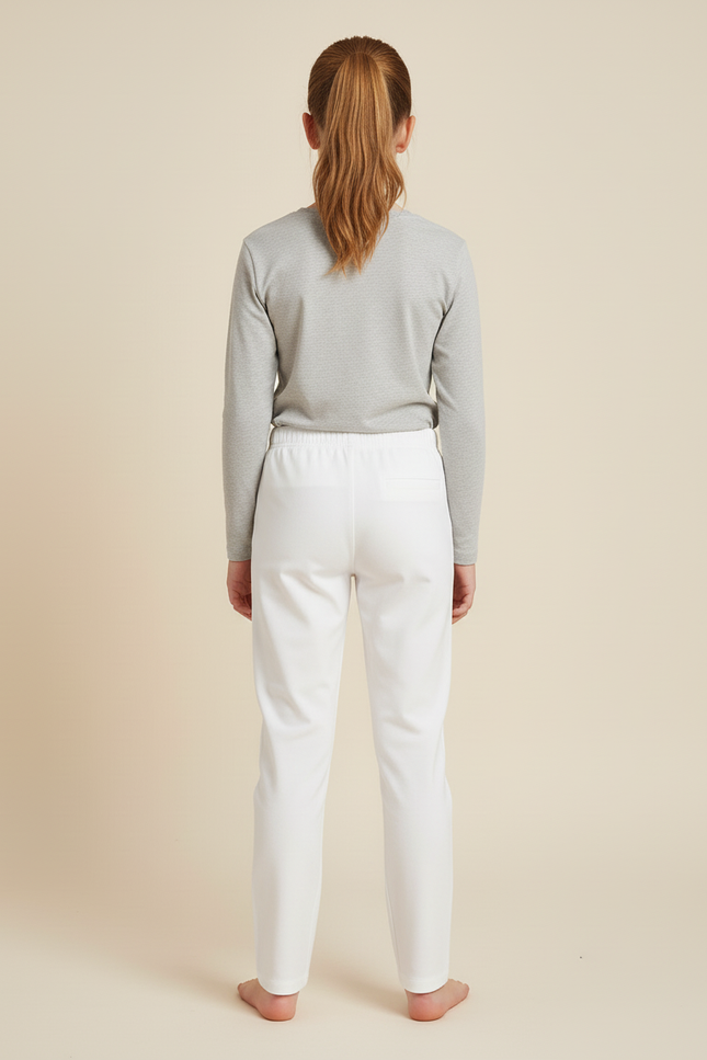 Pantalon Elastique Blanc - vue 2