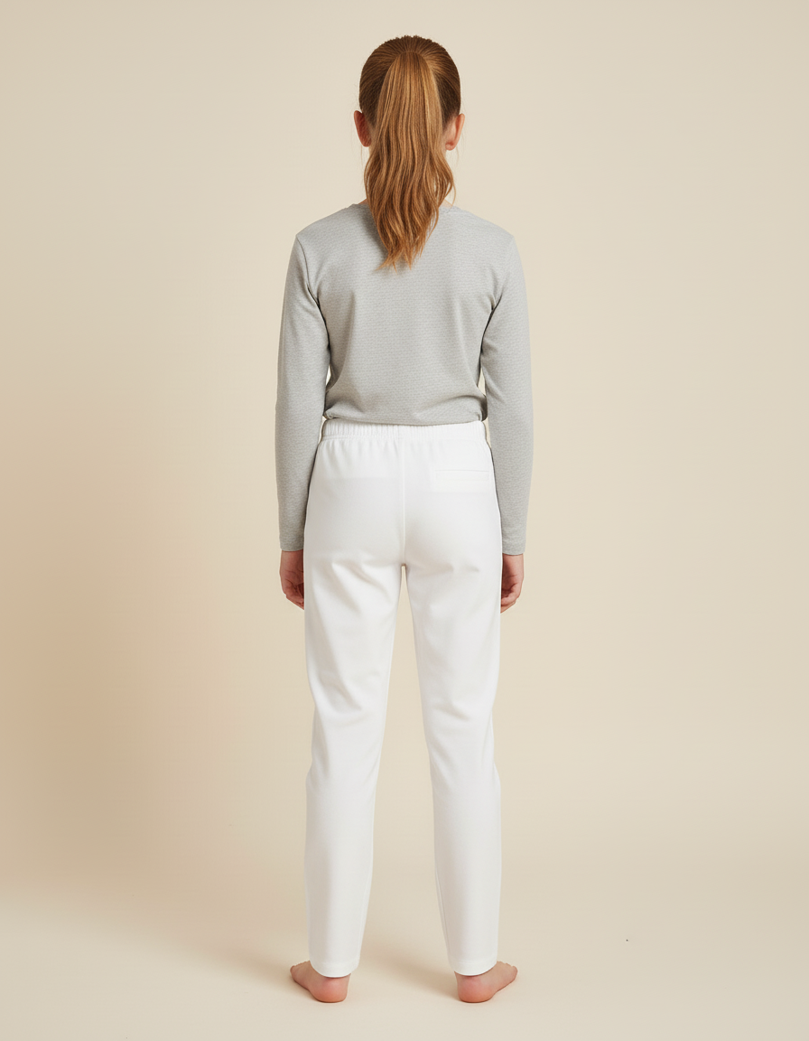 Pantalon Elastique Blanc - vue 2