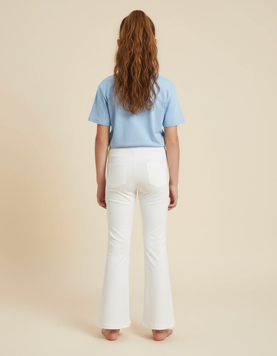 Pantalon De Yoga Blanc - Polyester - vue 2