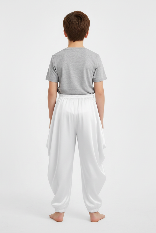 Pantalon Thai Blanc - Satin - vue 2