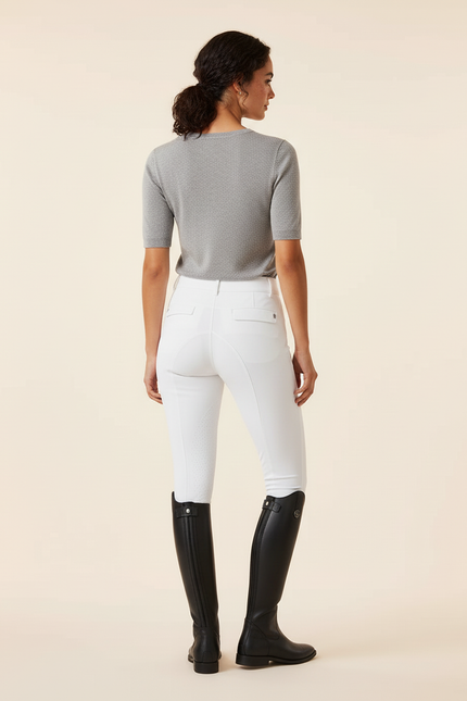 Pantalon Concours Blanc - Polyester - vue 2