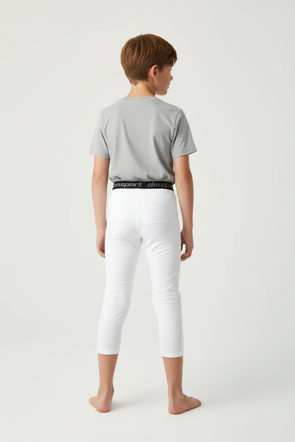 Pantalon Blanc Baseball - Polyester - vue 2