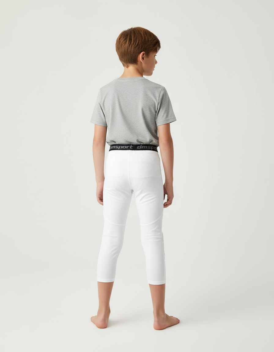 Pantalon Blanc Baseball - Polyester - vue 2