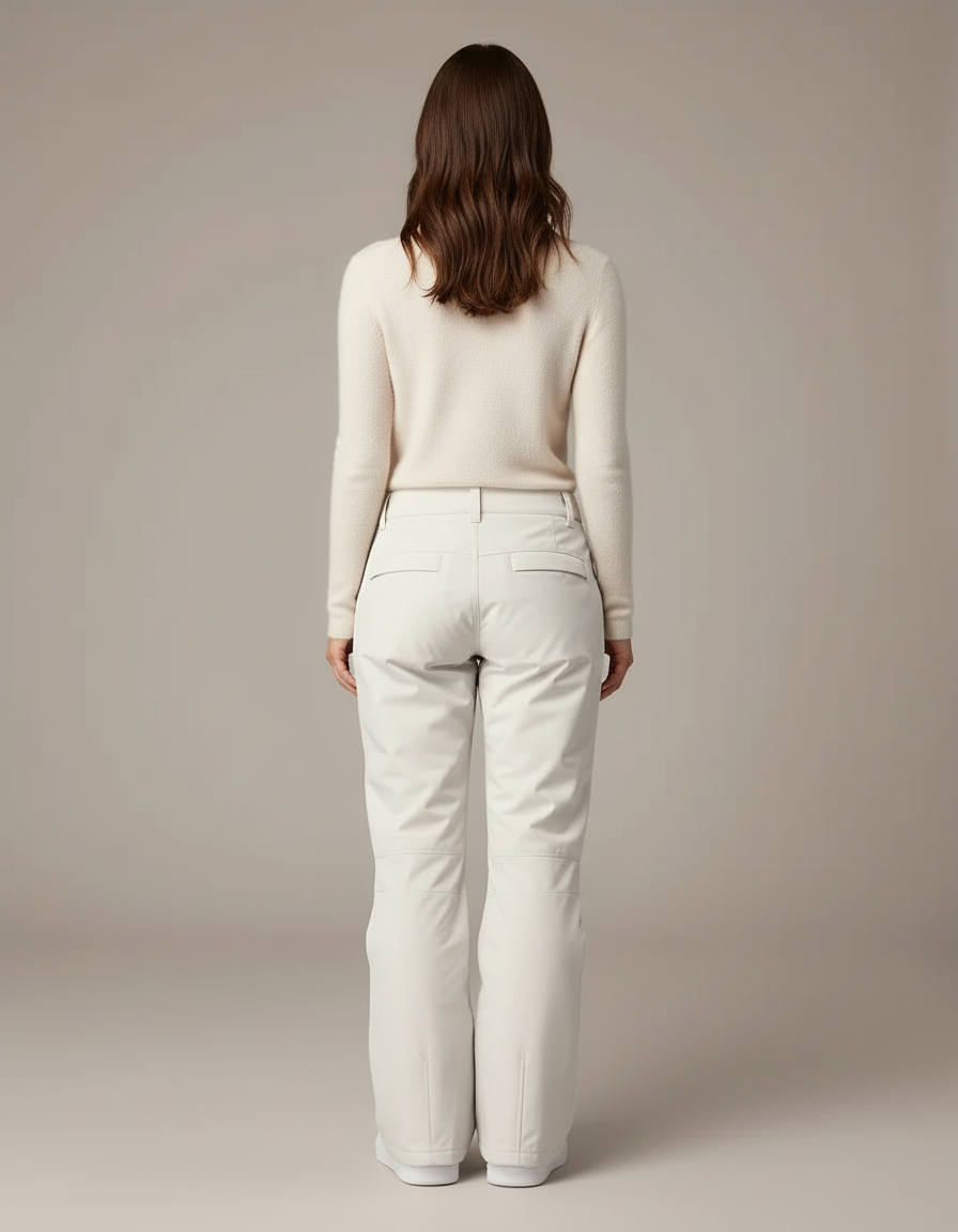 Pantalon Blanc Ample Imperméable Neige Hiver - Polyester - vue 2