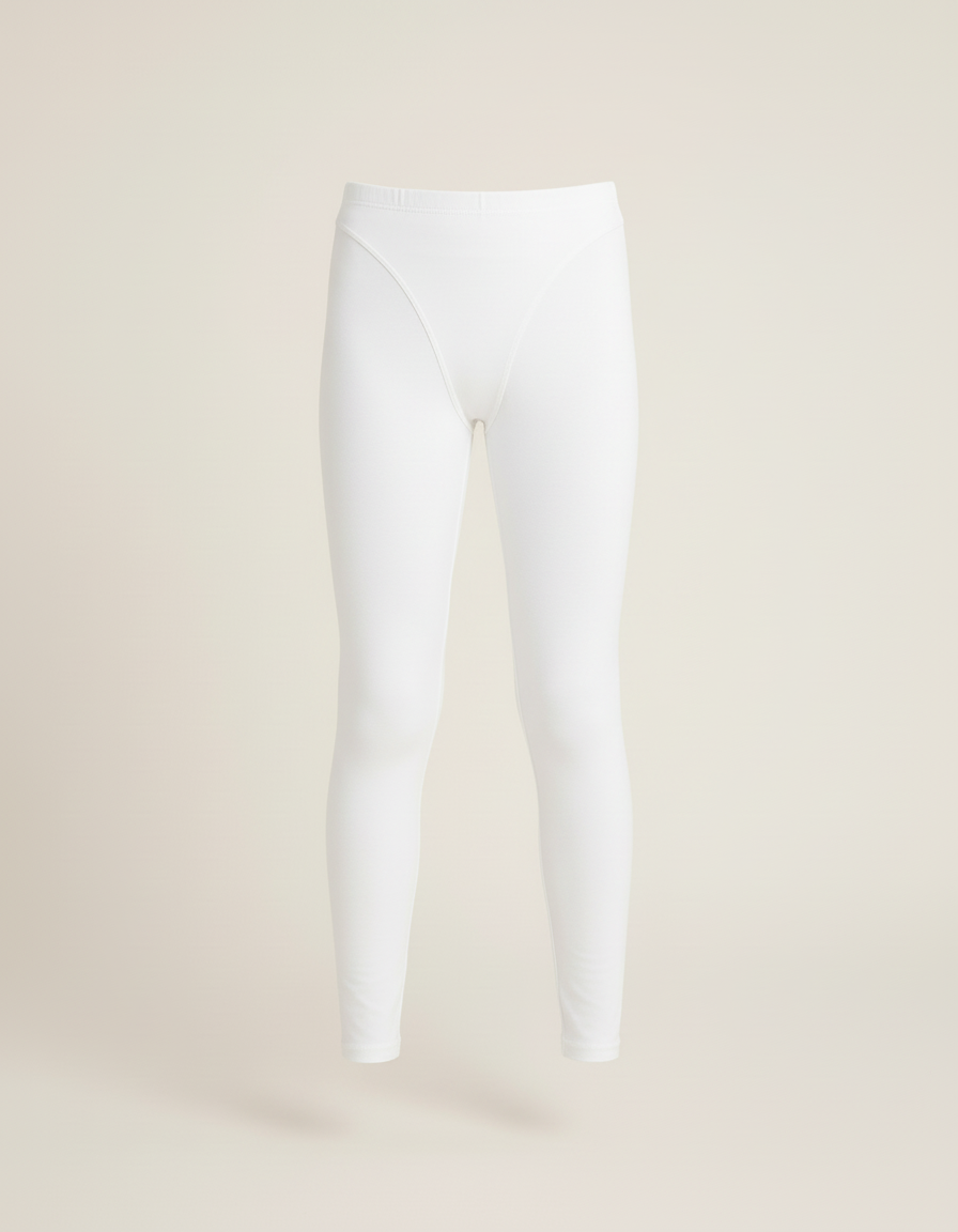 Pantalon Blanc Extensible Confortable Sport Fille - Polyester - vue 2