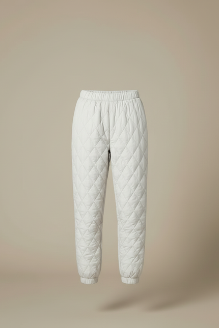 Pantalon Bouffant Blanc - Gris Polyester - vue 3
