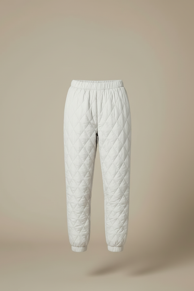 Pantalon Bouffant Blanc - Gris Polyester - vue 3