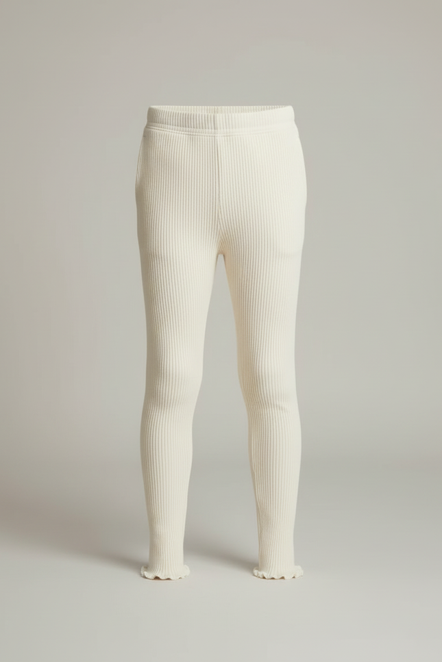 Pantalon Blanc 07fa - Beige Maille - vue 3