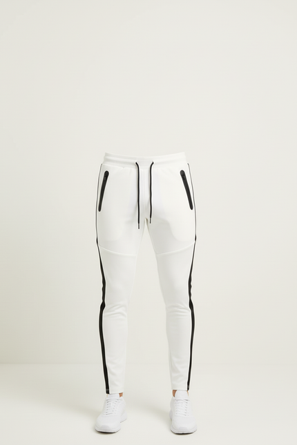 Pantalon Bicolore Noir Et Blanc - Molleton - vue 3