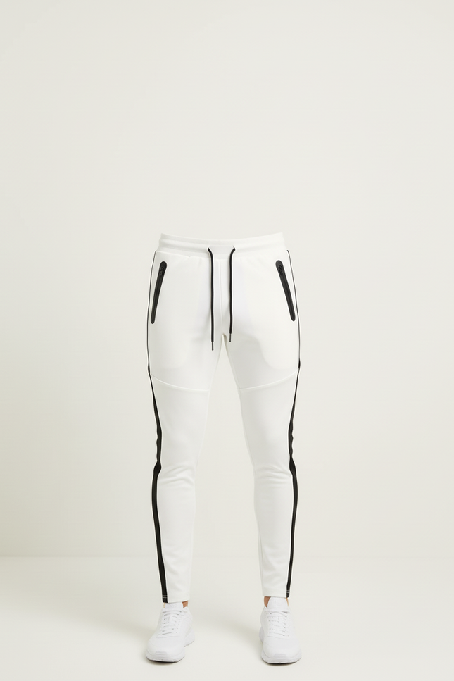 Pantalon Bicolore Noir Et Blanc - Molleton - vue 3