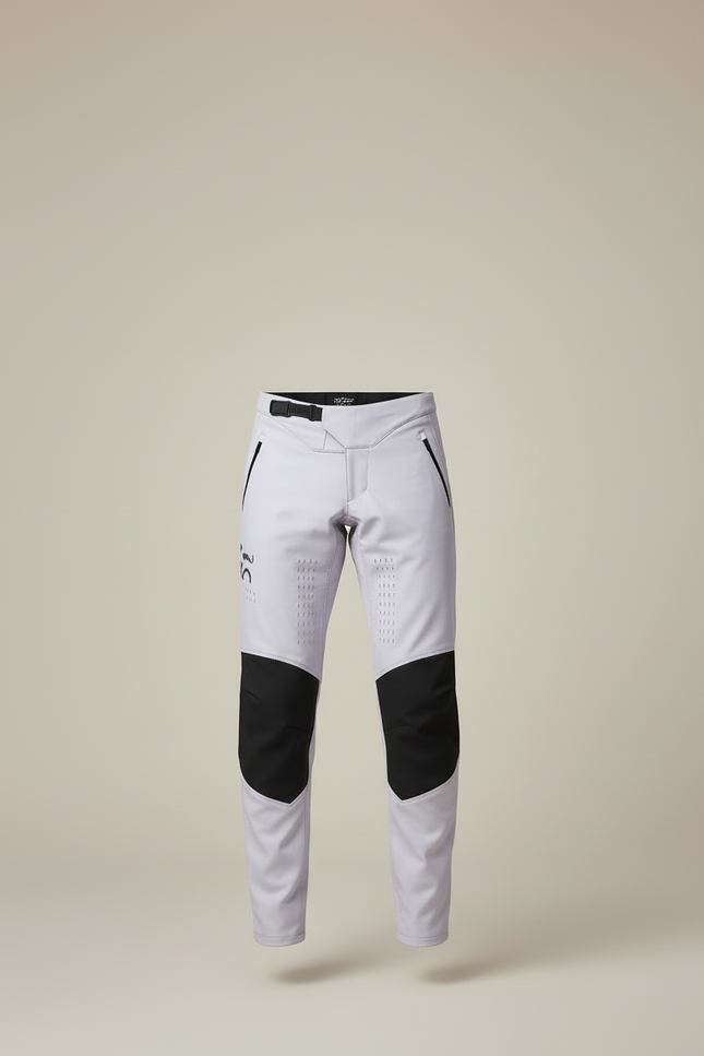 Pantalon Blanc Motocross Homme Racing Sportif Ajusté - Gris Polyester - vue 3
