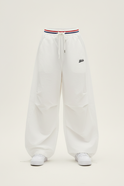 Pantalon Blanc Cargo Ample Décontracté Junior Fille - Polyester - vue 3