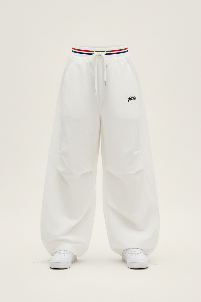Pantalon Blanc Cargo Ample Décontracté Junior Fille - Polyester - vue 3