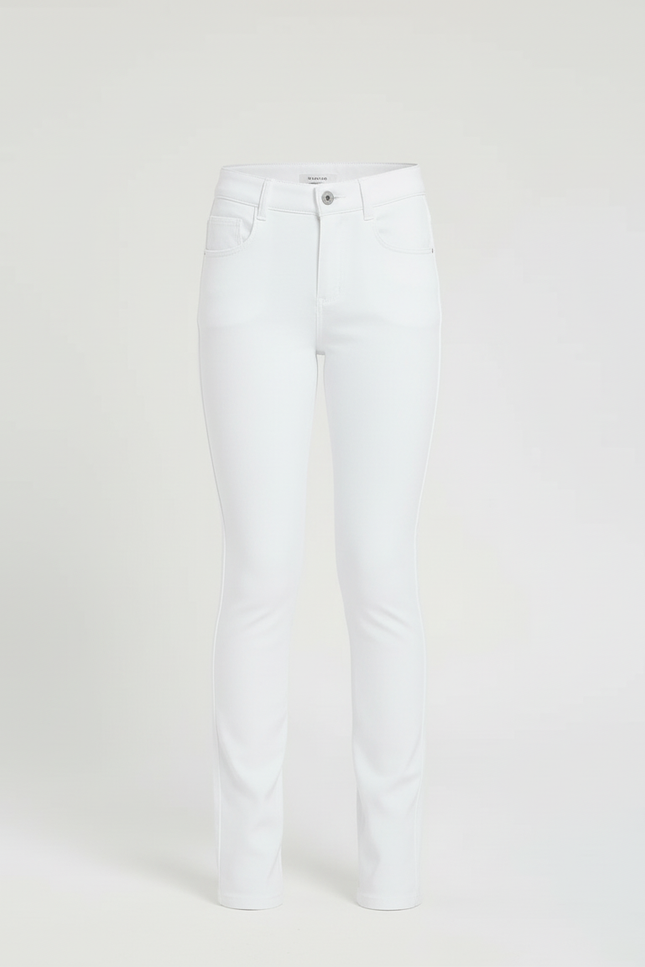Pantalon Blanc Équestre Enfant Silicone Adhérent - Polyester - vue 3