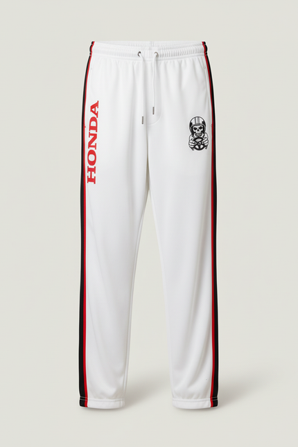 Pantalon Blanc Bande - Polyester - vue 3