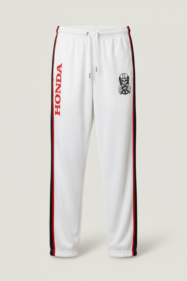 Pantalon Blanc Bande - Polyester - vue 3