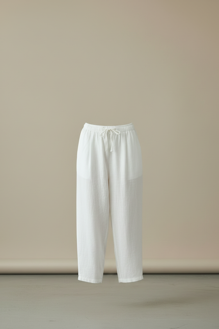 Pantalon Yoga Blanc - Lin - vue 3