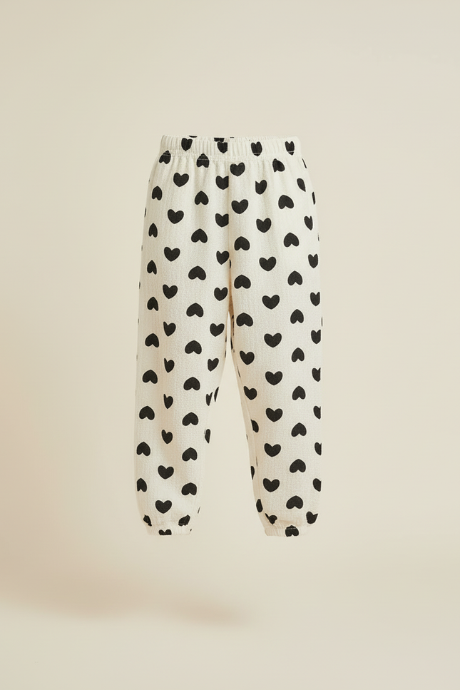 Pantalon Pyjama Blanc - Coton - vue 3
