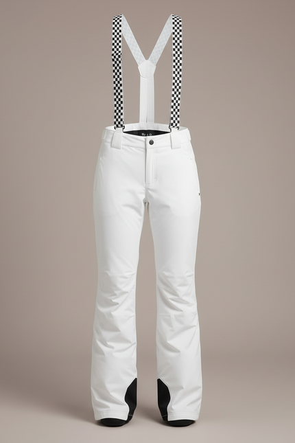 Pantalon Damier Noir Et Blanc - Polyester - vue 3