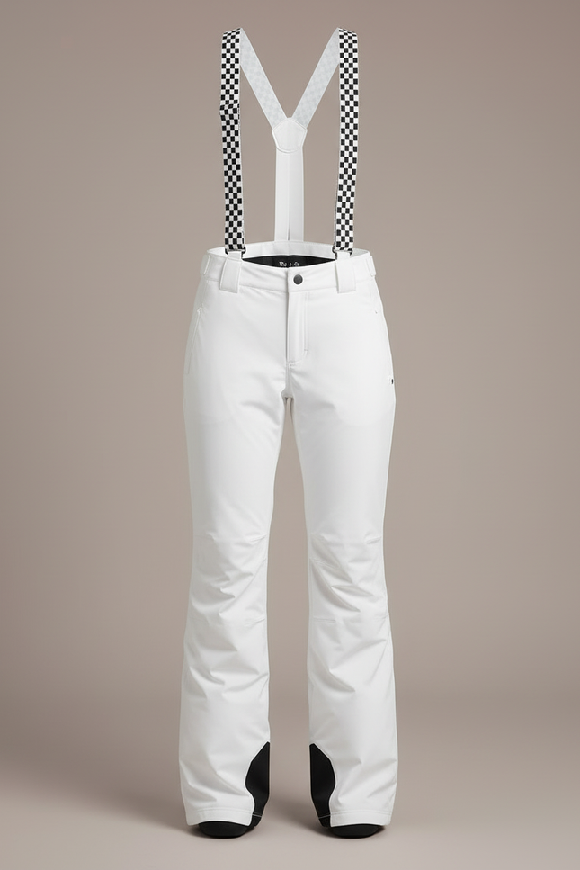 Pantalon Damier Noir Et Blanc - Polyester - vue 3