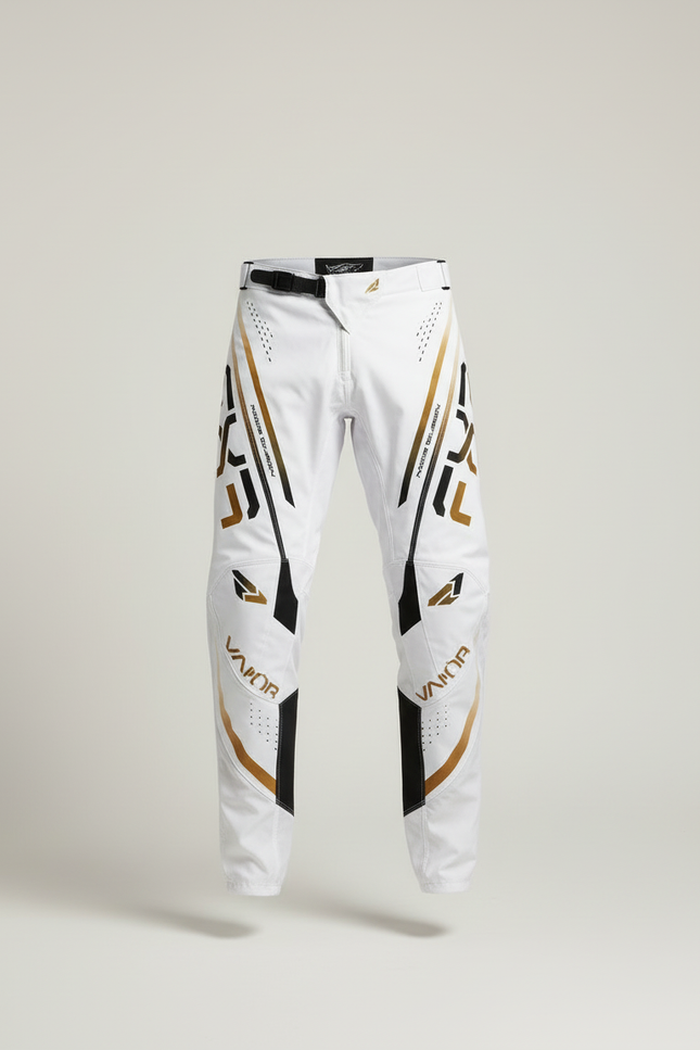 Pantalon Blanc Avec Ceinture - Polyester - vue 3