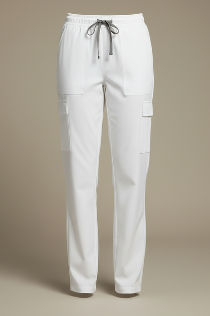 Pantalon Blanc Medical Femme - Polyester - vue 3