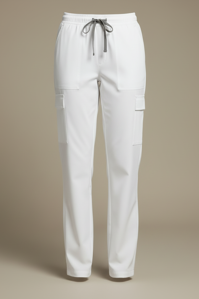 Pantalon Blanc Medical Femme - Polyester - vue 3