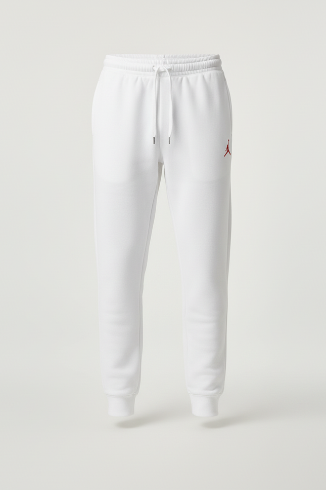 Pantalon Jogging Blanc Homme - Molleton - vue 3