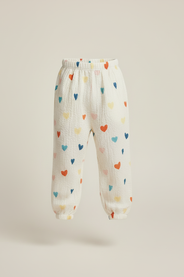 Pantalon Blanc Coton Leger - Multicolore - vue 3