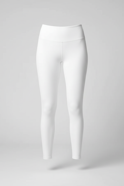 Pantalon Blanc Yoga - Polyester - vue 3