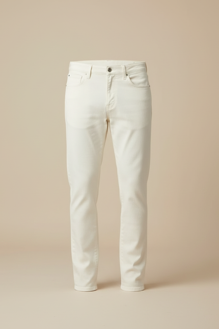 Pantalon Blanc 2b94 - Jean - vue 3