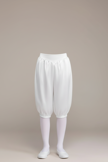Pantalon Danse Blanc - Satin - vue 3
