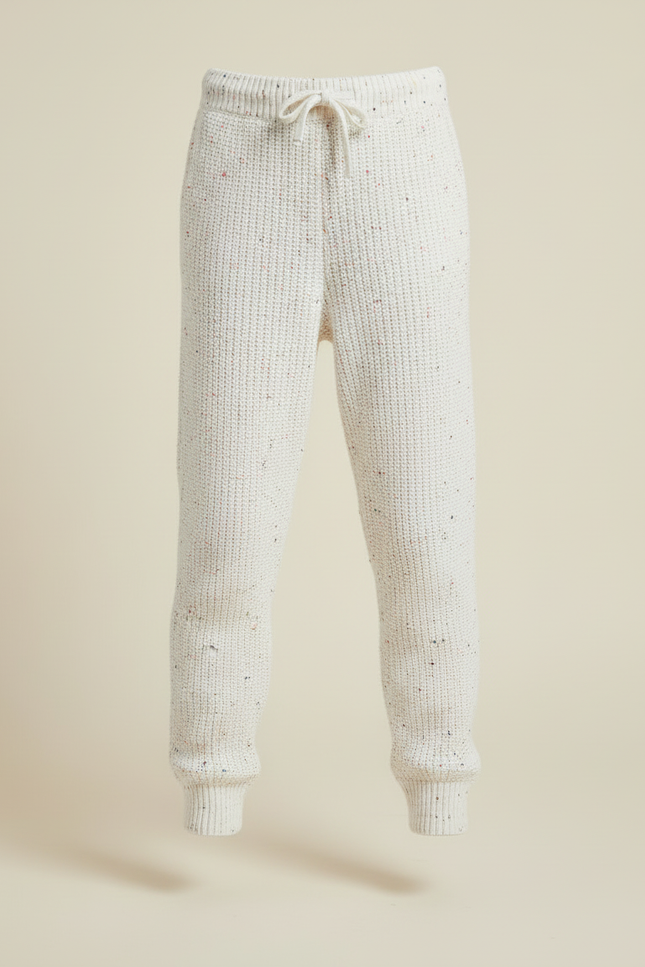 Pantalon Crochet Blanc - Maille - vue 3
