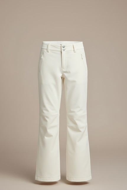 Pantalon Blanc Imperméable Enfant Ski Snowboard Hiver - Polyester - vue 3