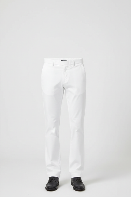 Pantalon Golf Blanc Homme - Polyester - vue 3