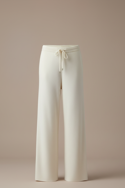 Pantalon Blanc Laine - vue 3