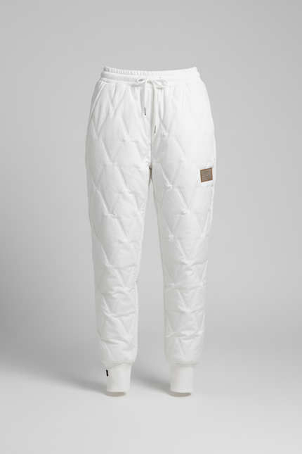Pantalon Blanc Matelassé Hiver Chaud Femme - Polyester - vue 3