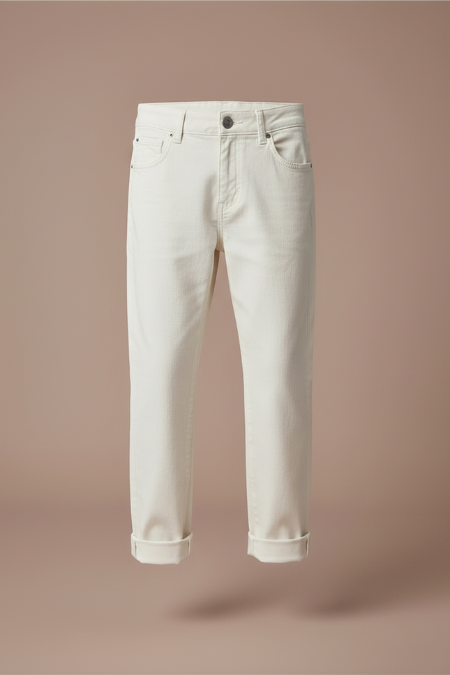Pantalon Blanc Décontracté Coton Enfant Garçon - vue 3