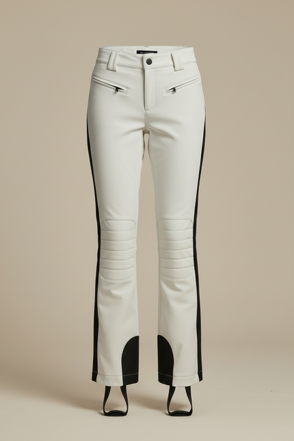 Pantalon Noir Et Blanc Femme - Simili cuir - vue 3